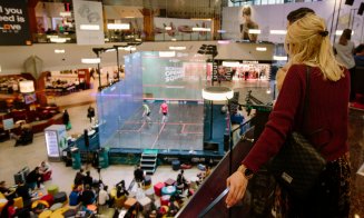 Turneu internaţional open squash, în weekend, la Iulius Mall Cluj