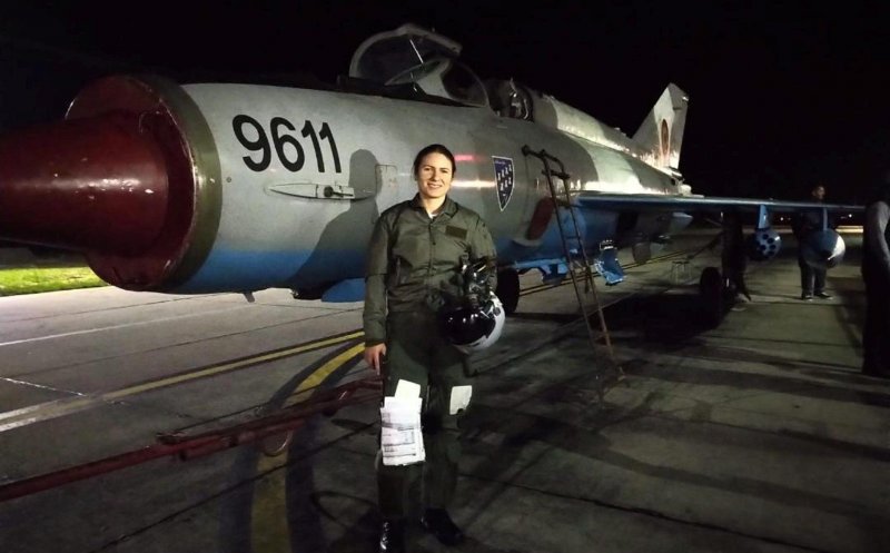 O clujeancă, prima femeie din România acceptată în Poliția Aeriană. Va executa misiuni NATO