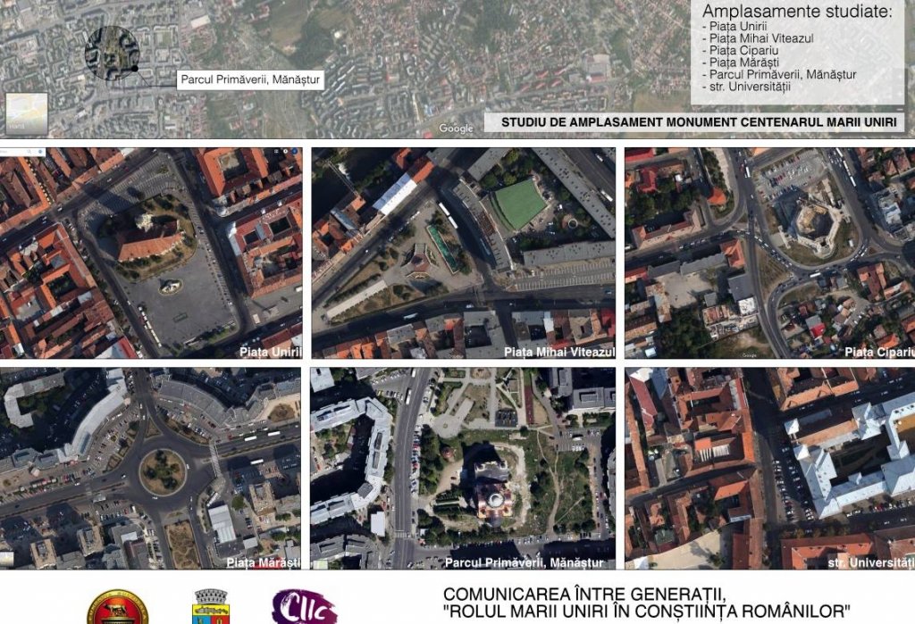 Monumentul Marii Uniri, readus în discuţie la Cluj. Unde ar putea fi amplasat