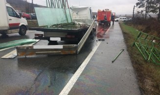 Două persoane rănite într-un un accident pe centura Muncii - Apahida. SMURD-ul la faţa locului