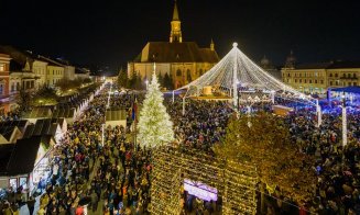 S-a deschis Târgul de Crăciun din centrul Clujului. Anul acesta, „unește oamenii, reunește familionul”