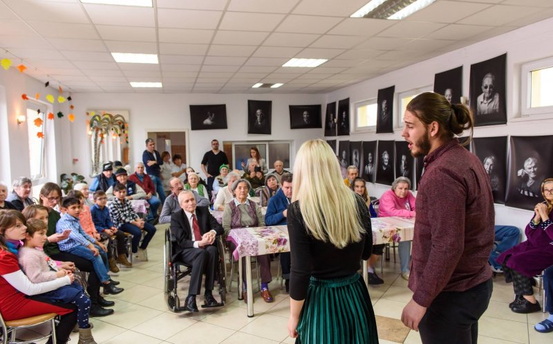 Opera Cluj a fost în vizită la cei nu pot veni singuri spre ea