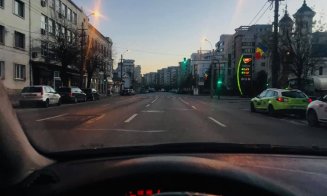 Clujul pustiu într-o vineri dimineaţa! "Soluţia, mai multe sărbători legale"