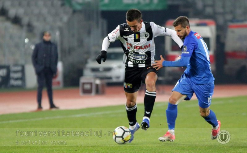 Debut perfect pentru Bogdan Lobonț pe banca Universității Cluj