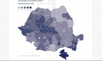 Investitorii străini au adus 75 de miliarde de euro în România. Clujul, în top