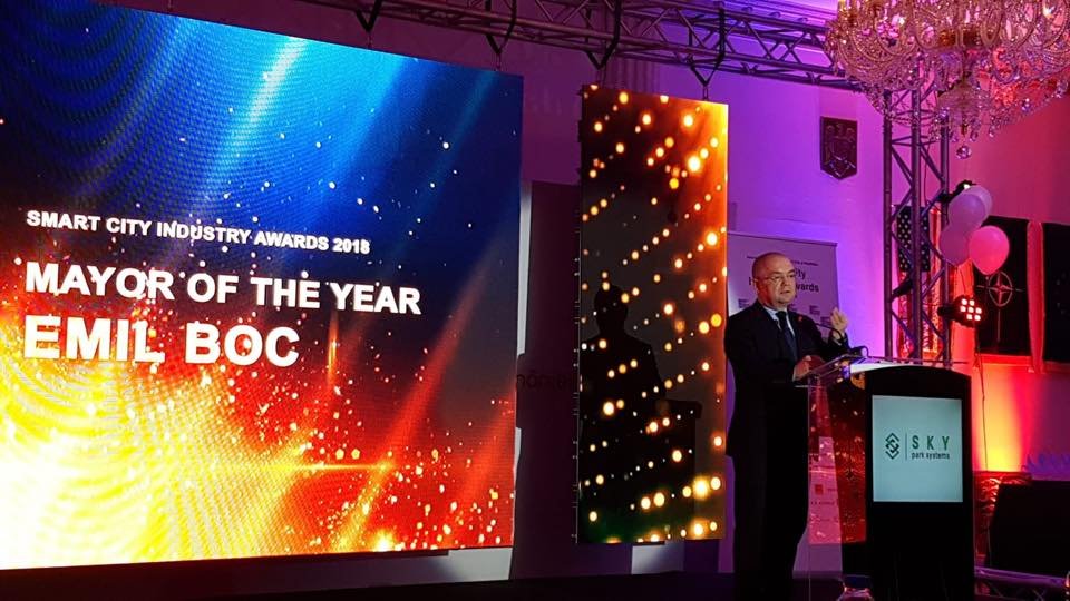 Boc este Primarul Anului 2018! Edilul Clujului, premiat pentru proiectele “smart city”