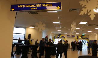 Două porți noi de îmbarcare și un salon de așteptare au fost inaugurate la Aeroportul Cluj. Cum arată spațiile
