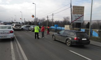 Carambol rutier la Cluj-Napoca. Intrarea dinspre Floreşti, blocată. A fost solicitat SMURD-ul