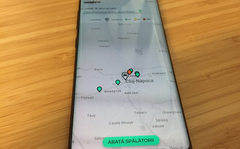Un start-up clujean a lansat aplicația care-ți arată, în timp real, locurile disponibile la spălătoriile auto