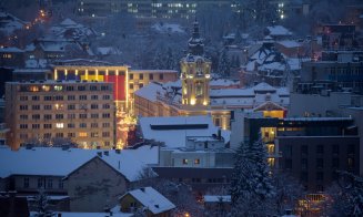 Continuă să ningă la Cluj! Stratul de zăpadă urcă cu 10 cm