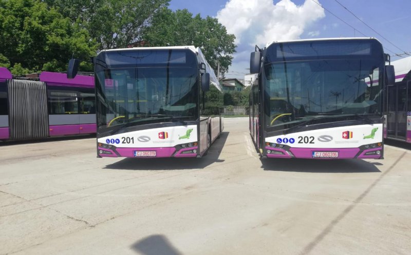 40 de autobuze electrice, în 2019, pe străzile Clujului. Primăria plăteşte 7,7 milioane lei pentru noi staţii de încărcare
