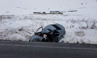 Accident mortal pe centura ocolitoare a Clujului! Viteză pe carosabil umed