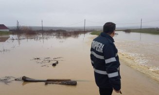 Crăciun cu inundații la Cluj. Vin ploile, se topește zăpada