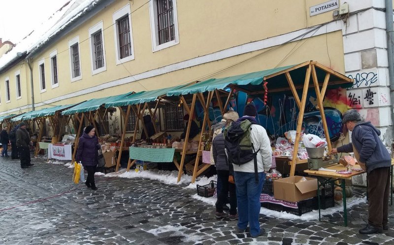 Târg cu bunătăți de Crăciun, pe Potaissa