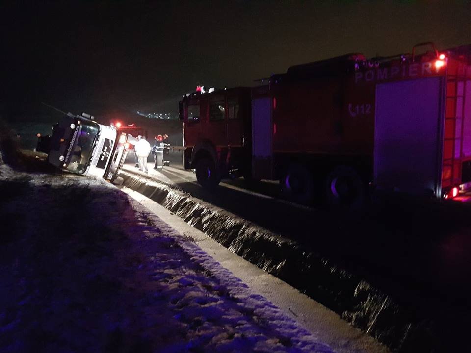 Accident spectaculos pe centura Apahida - Vâlcele