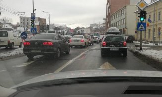 A început şcoala! Traficul din Cluj, blocat