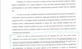 Aeroportul Cluj nu se va putea lega de infrastructura de căi ferate. Explicaţiile Consiliului Județean
