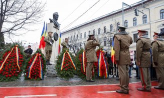 Mica Unire. Hora Unirii şi ceremonial militar la statuia lui Cuza din Cluj
