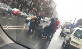 Pieton lovit în Mănăştur. Traversa neregulamentar