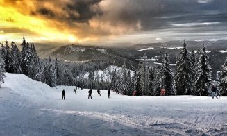 FOTO Weekend la schi. Peisaje uimitoare pe pârtiile din Cluj