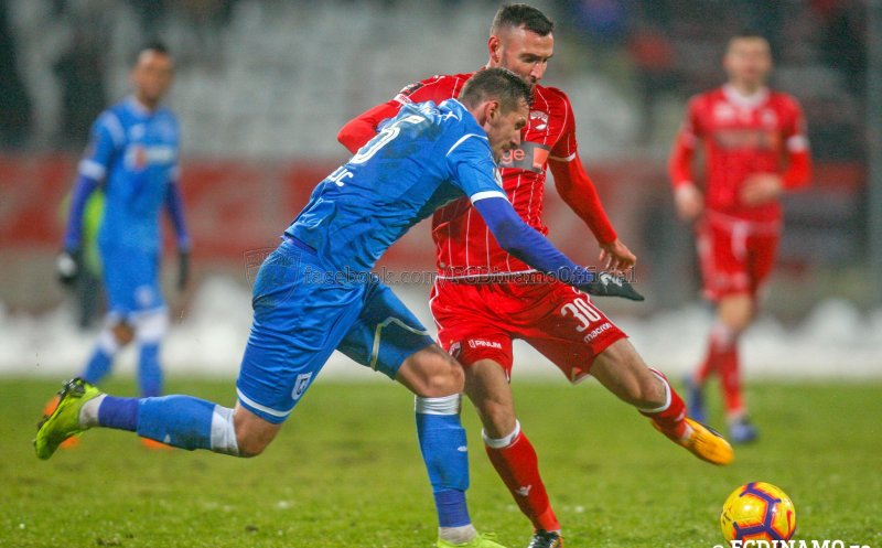 “U” Cluj și-a luat atacant de Liga 1. Un vârf de la Dinamo e cel mai nou jucător al “Șepcilor roșii”