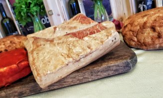 SlanăFest: Slănină "suflată" cu aur, deserturi cu jumări și praline cu ciocolată și slănină