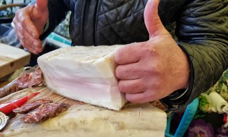SlanăFest: Slănină "suflată" cu aur, deserturi cu jumări și praline cu ciocolată și slănină
