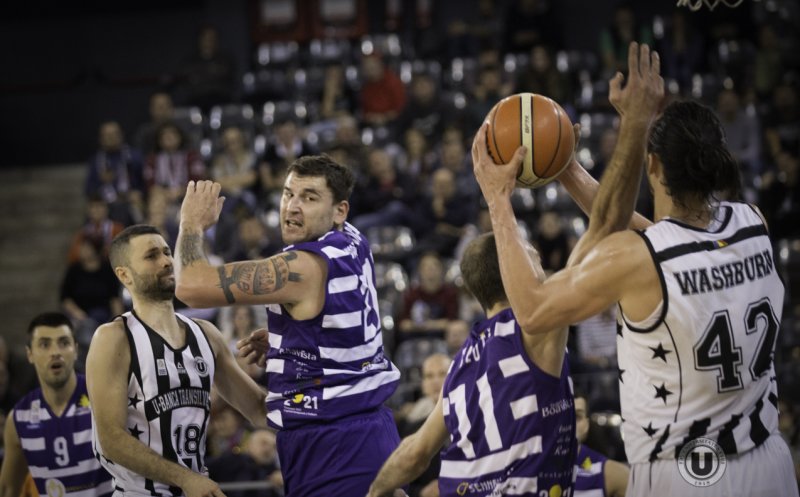 SCM Timișoara – U-BT Cluj 80-78. Clujenii, învinși într-un final pe muchie de cuțit