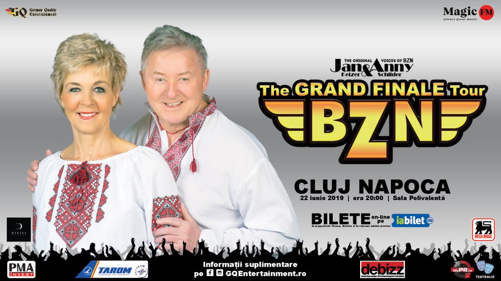 Concert BZN "Grand Finale Tour" la Cluj-Napoca. Cât costă biletele