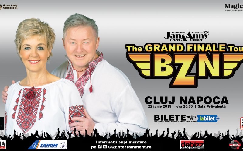 Concert BZN "Grand Finale Tour" la Cluj-Napoca. Cât costă biletele