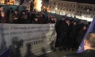 Clujul o susține pe Kovesi. Sute de oameni au ieşit în stradă