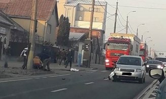 Ora şi accidentul! Încă un pieton lovit. Tot pe trecere