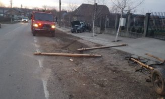Accident. Unul fără carnet, dar ambii conducători erau sub influenţa alcoolului