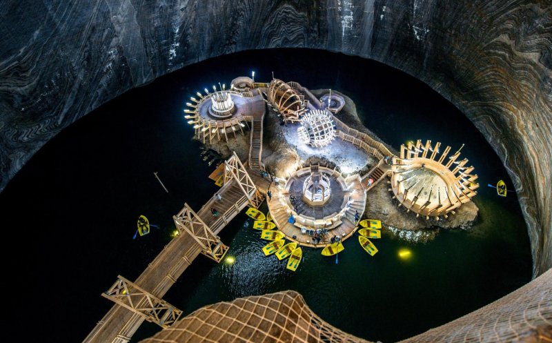 Salina Turda, inclusă în noul ghid turistic Michelin