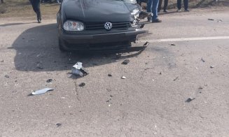 Accident pe Cluj - Reghin. Drum blocat