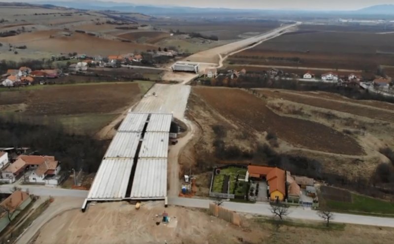 Autostrada Sebeş - Turda. Noi imagini de pe lotul de 17 km