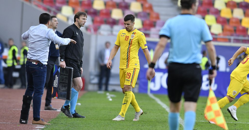 S-a rupt Țucudean! Nu va putea juca în Gruia, cu Feroe