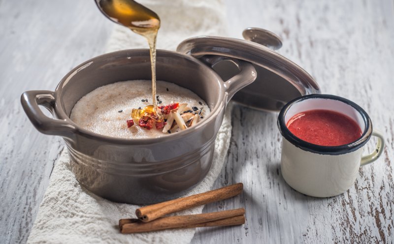 Desert delicios şi sănătos pentru micuţi. Griş cu lapte