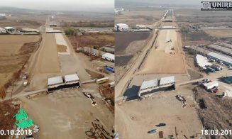 Dezastru pe lotul 2 al Autostrăzii Sebeș-Turda! Imagini comparative 2018 - 2019. Constructorii, convocaţi la minister