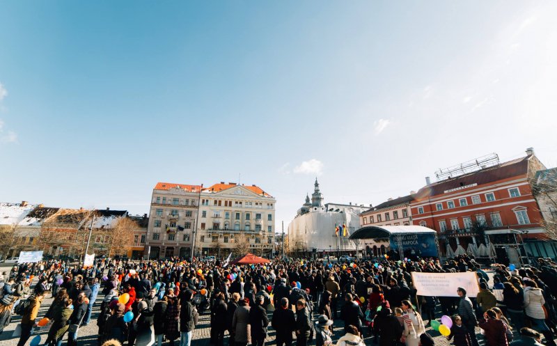 Marș pentru Viață. Restricții de circulație în centrul Clujului