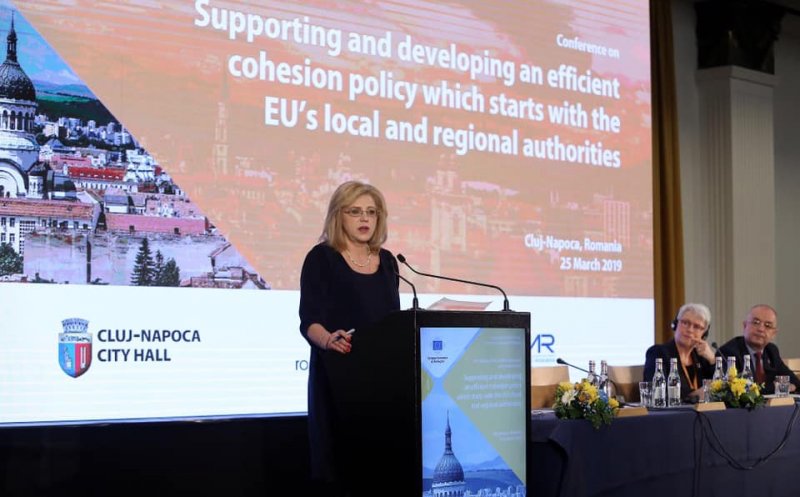 Corina Creţu, la Cluj: "Guvernele nu pot decide din capitale investiţiile locale"