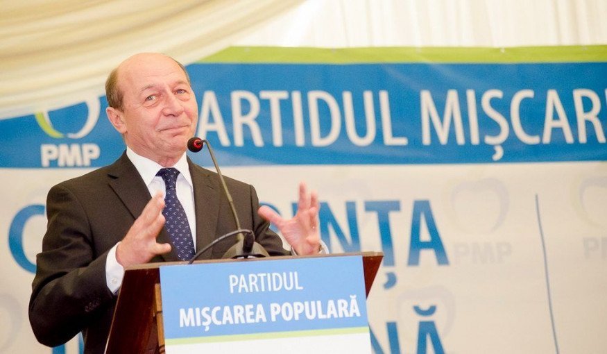 Traian Băsescu deschide lista PMP de candidați la europarlamentare