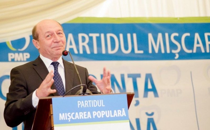 Traian Băsescu deschide lista PMP de candidați la europarlamentare
