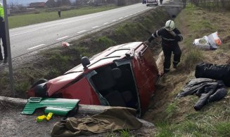 Accident grav în Cluj. Ar fi adormit la volan