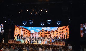 Rieu și Zamfir s-au suit în dealul Clujului