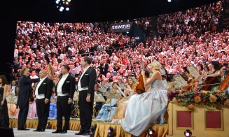 Rieu și Zamfir s-au suit în dealul Clujului