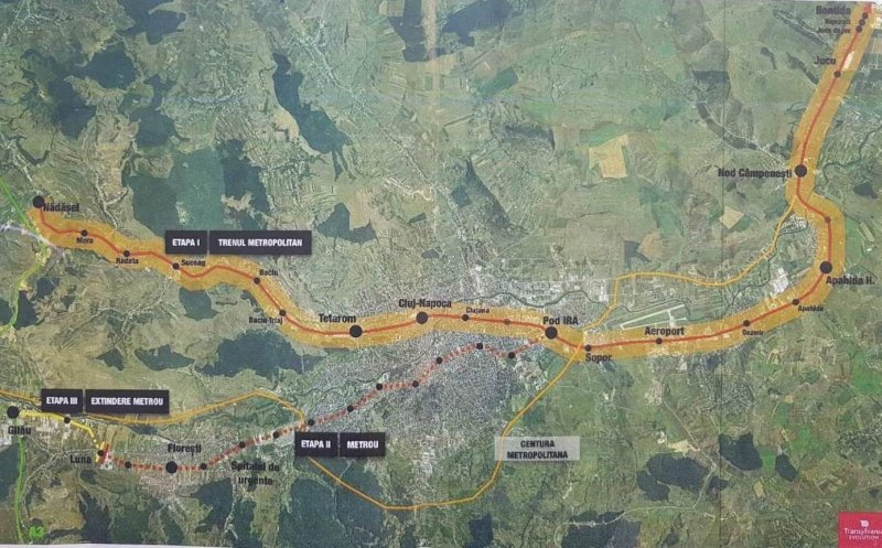 Trasee Metrou - Tren Metropoliotan - Centură Metropolitană