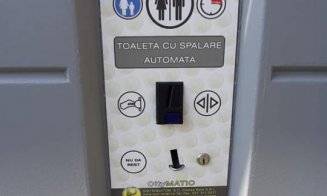 Două toalete publice de 50.000 de euro bucata, date în funcţiune la Cluj. Unde sunt amplasate