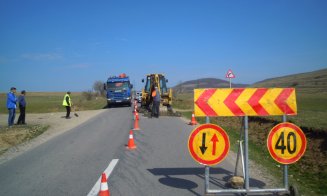 Asfalt pe drumul din Ciurila