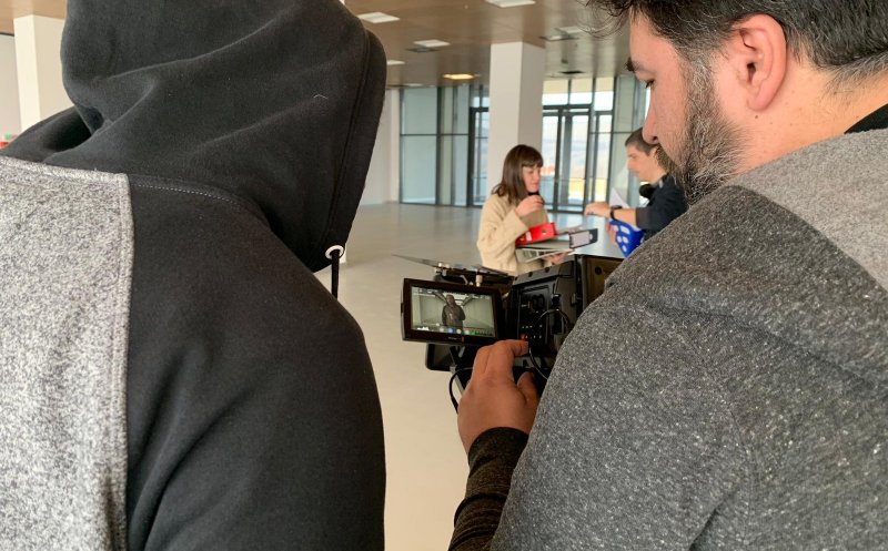 Platou de film construit de la zero în CREIC, testat la TIFF 2019